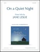 On A Quiet Night piano sheet music cover